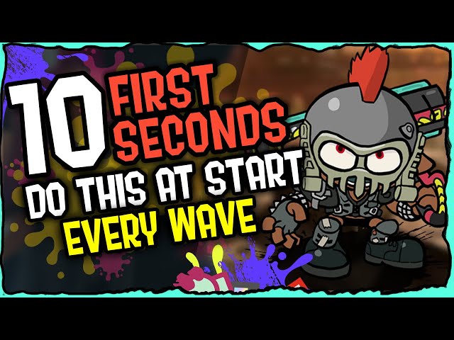 First 10 Seconds of Every Wave  - Great Tip to Survive - Splatoon 3 Salmon Run Next Wave