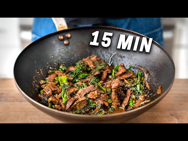 TAKEOUT BEEF & BROCCOLI IN 15 MINUTES