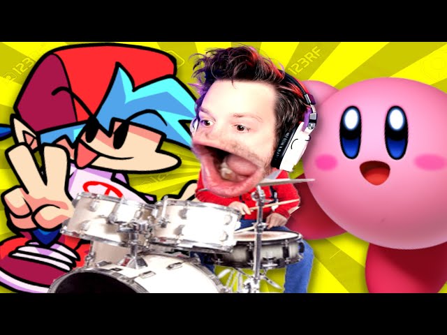 playing drums with video game songs