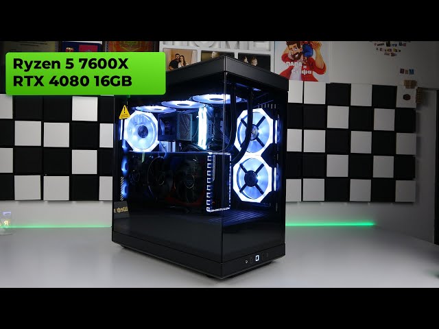 AMD Ryzen 5 7600X + RTX 4080 👽 PC BUILD with SAD DUO Gaming PC + Test 1080p 1444p 2160p
