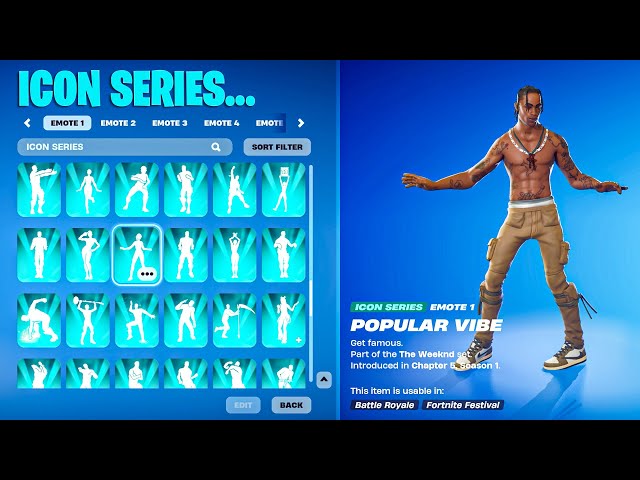 ALL ICON SERIES DANCE & EMOTES IN FORTNITE! #4