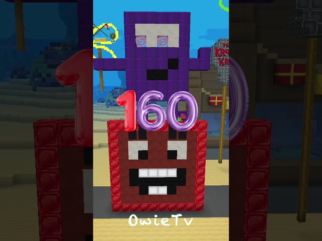Skip Counting by 80s Song Minecraft Numberblocks #shorts  #counting, #kidssong , #math