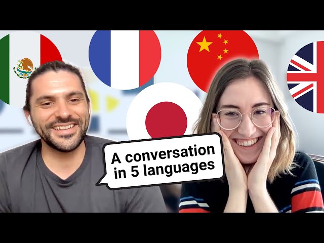 Polyglots speaking in 5 languages! | Honest multilingual chat between Lindie and Robin