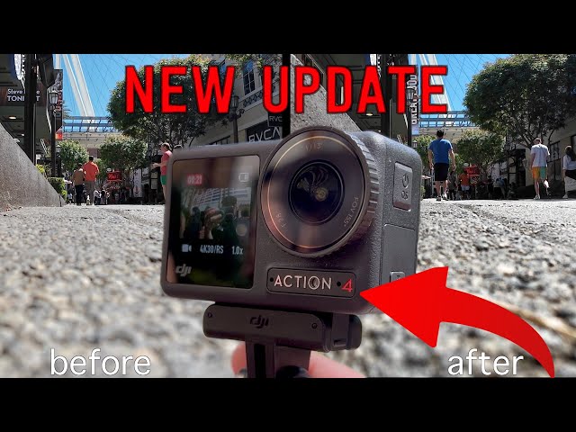 DJI Action 4 update gives a BIG IMAGE enhancements!