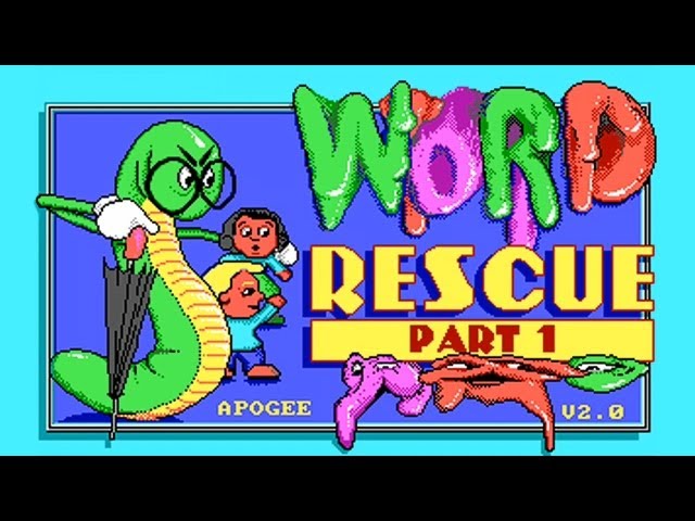 LGR - Word Rescue and Math Rescue - DOS PC Game Review
