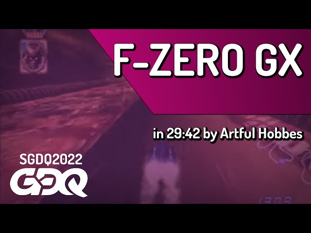 F-Zero GX by Artful Hobbes in 29:42 - Summer Games Done Quick 2022