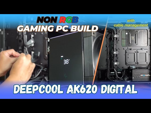 NEW DEEPCOOL AK620 DIGITAL | RTX 4070 | Ryzen 7 5800X3D PC Build (Time-lapse) | PCB-84