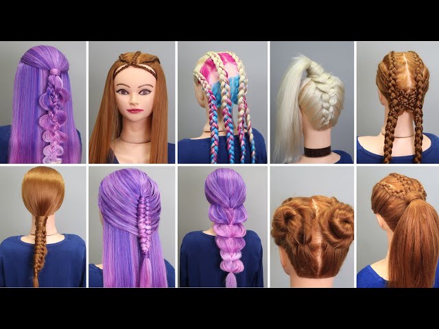 10 EASY HAIRSTYLES Step by Step for girls 2021 | Braided Hairstyles
