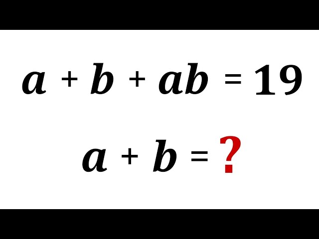 Nice Algebra Problem | You should be able to solve this!