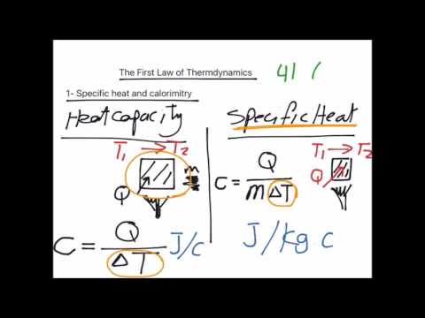 chapter 7 Heat and first Law of thermodynamics