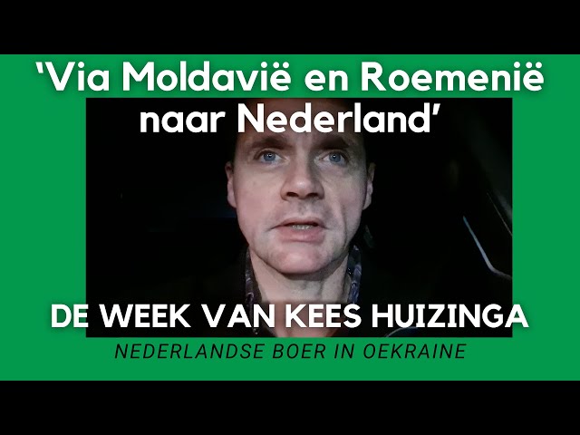 Oekraïne-vlogger Kees Huizinga: ‘Via Moldavië en Roemenië naar Nederland’