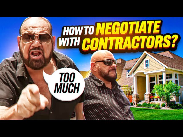 How to negotiate with contractor