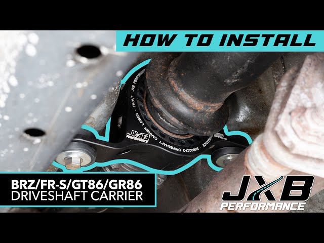 BRZ/FR-S/GT86/GR86 Driveshaft Carrier Install SUB02A0 | JXB Performance