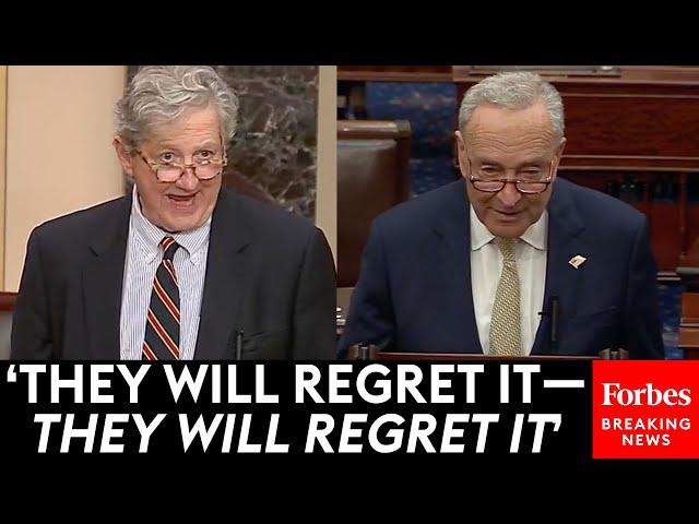 MUST WATCH: John Kennedy Issues Blunt Warning To Schumer, Democrats Over Mayorkas Impeachment
