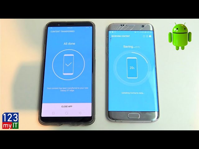 Transfer data Android to Android 2018