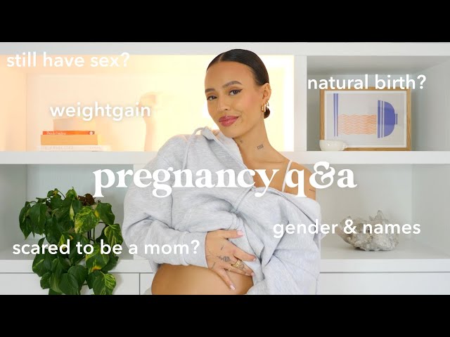 Pregnancy Q&A | how do i feel? weight gain, sharing the baby on socials?, cravings & more