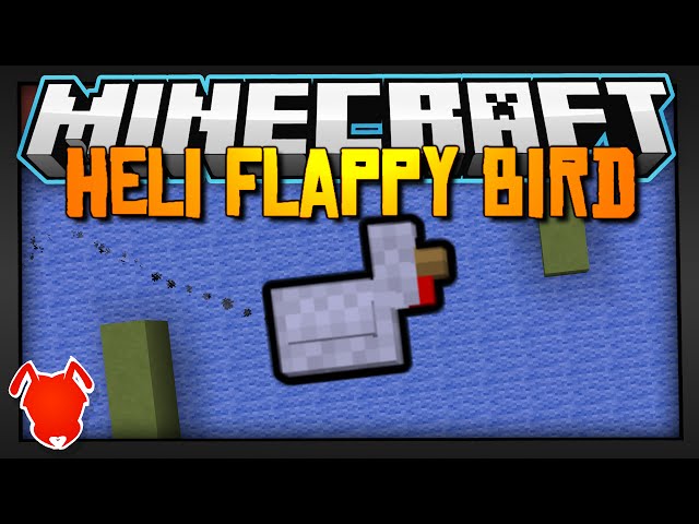 Minecraft | HELICOPTER FLAPPY BIRD | Downloadable Mini-Game!