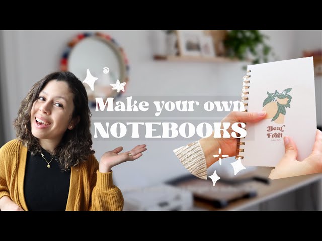 HOW TO MAKE NOTEBOOKS WITH THE CINCH MACHINE; JOURNALS THAT I SELL IN MY ETSY SHOP