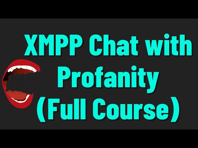 XMPP Chat with Profanity (Full Course)