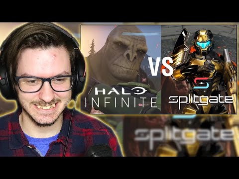 Daxellz Reacts to videogamedunkey Halo Infinite vs Splitgate