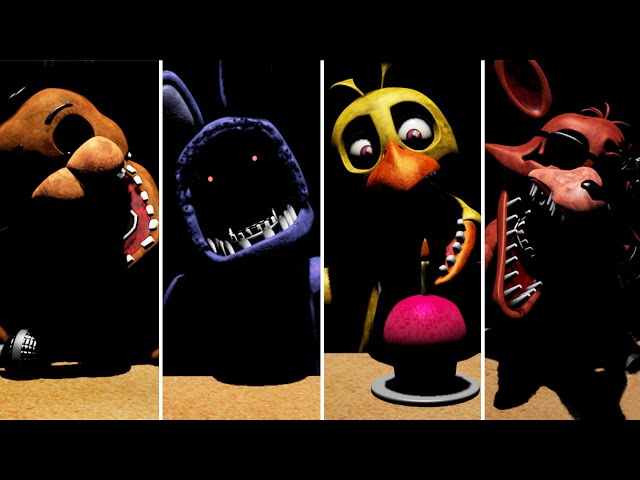 Animatronic Salvage - All Withered Levels & Golden Freddy (Director's Cut)
