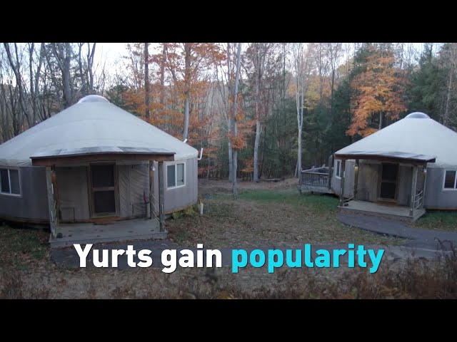 Yurts gain popularity