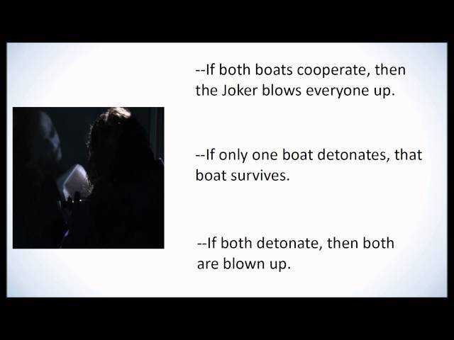 Dark Knight Game Theory (Part 3): Boat Scene Prisoner's Dilemma