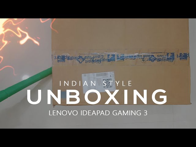 lenovo ideapad gaming 3 ryzen 5 4600h unboxing (Hindi)