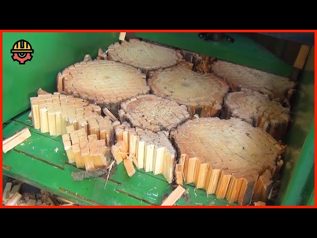 10 Amazing Modern Automatic Firewood Processing Machines Technology - Fastest Homemade Log Splitter