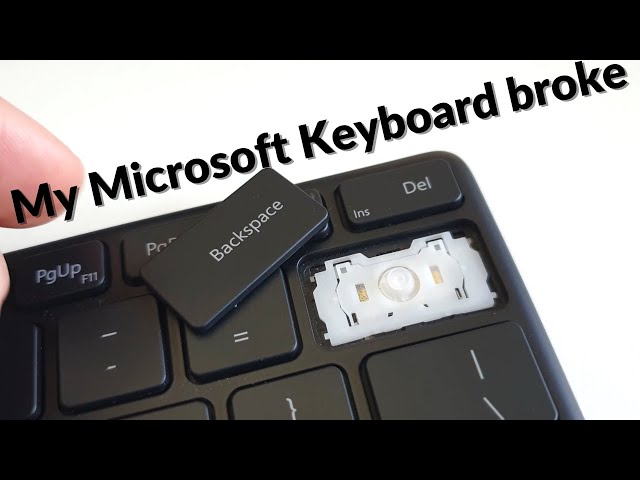Logitech K380 vs Microsoft Designer Compact Keyboard - wear and tear