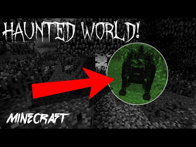 Haunted MINECRAFT World! Player Murdered By a Werewolf!