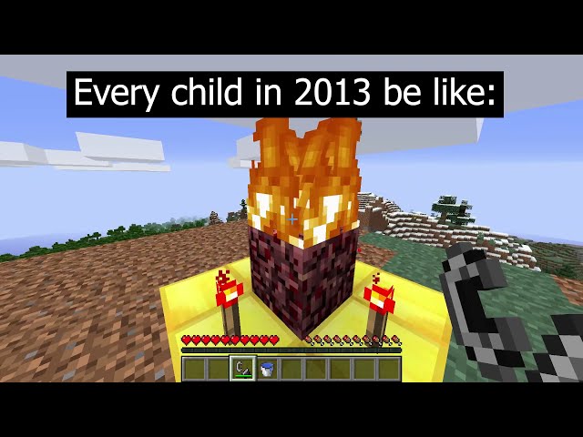 Minecraft Kids be like