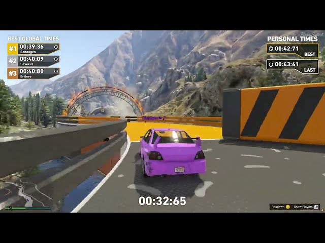 GTA Series Arcade: Rapid Descent Obstacle Course in 42.57 (PB)
