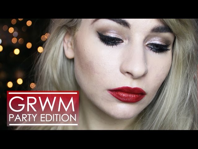 Get Skin & Makeup Ready with me - Christmas Party Edition! #ad