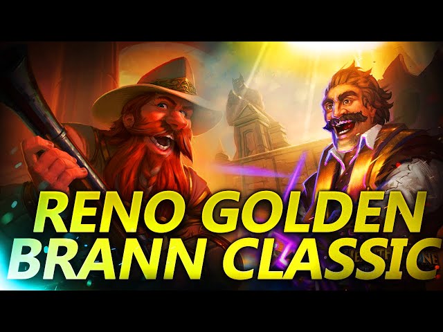 Reno Golden Brann Classic | Hearthstone Battlegrounds Gameplay | Patch 21.8 | bofur_hs