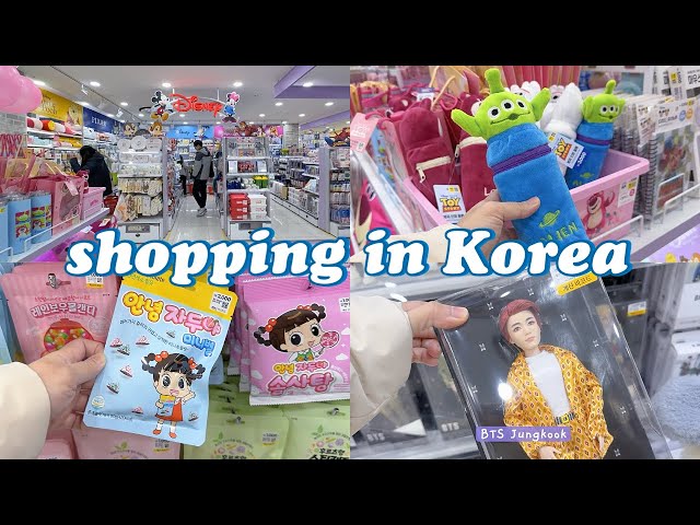 shopping in korea vlog 🇰🇷 biggest daiso in Seoul 🤩 cute accessories haul, snacks & more