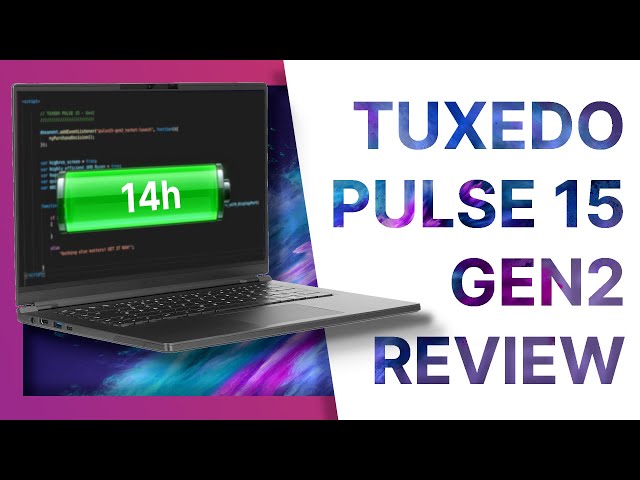 APPLE-LIKE battery life on LINUX! Tuxedo Pulse 15 (2022) Review