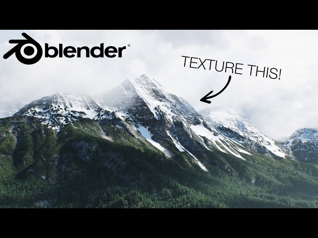 Photoreal 3D Environment Texturing - Blender