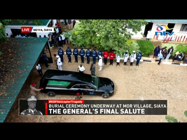 General Francis Ogolla burial in Siaya: Graveside Service Live