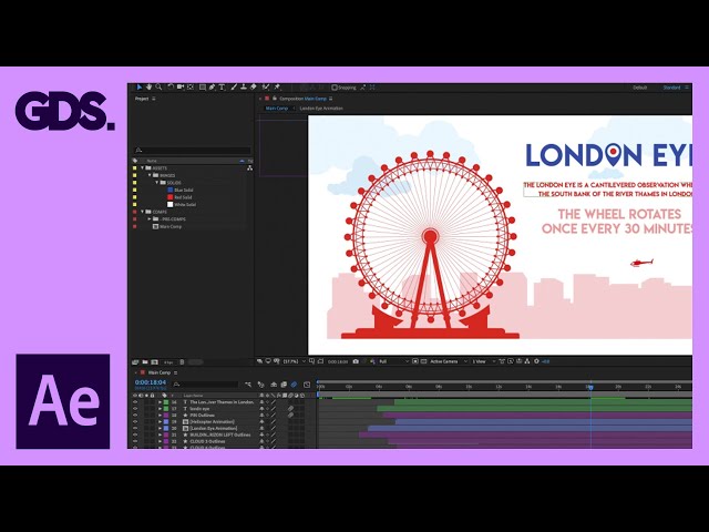 Interface Introduction to Adobe After Effects Ep2/48 [Adobe After Effects for Beginners