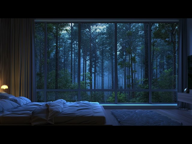 Rain Sounds for Sleeping, Deep Sleep, Focus, Meditation Sleep to Forest Rain Sounds White Noise