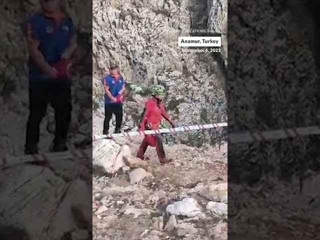 Ailing explorer trapped in Turkish cave