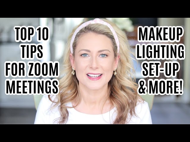 TOP 10 TIPS & TRICKS FOR A ZOOM MEETING | LIGHTING | SET UP | MAKEUP & MORE! | MsGoldgirl