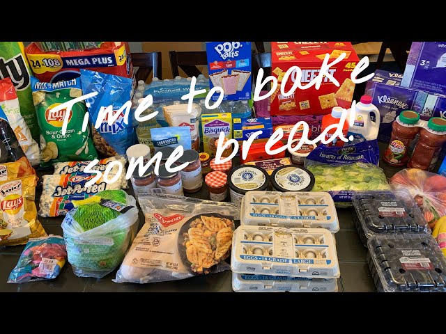 Large Family Weekly Grocery Haul For March