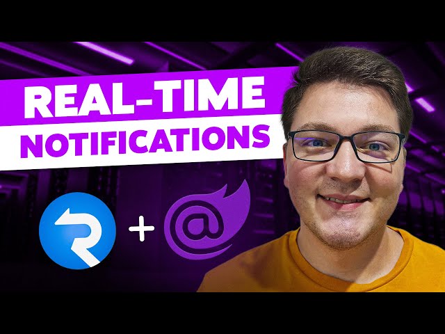 Real-Time Notifications Using Blazor and SignalR from scratch