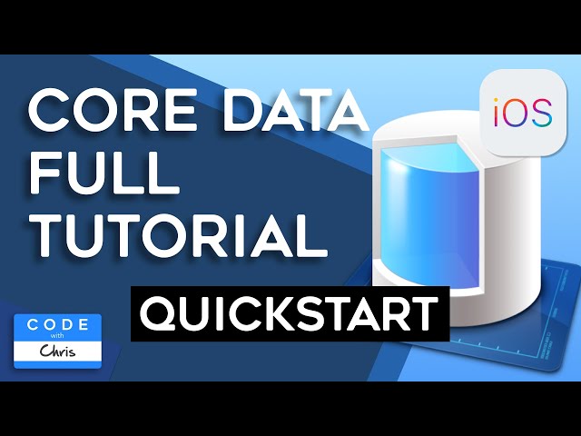 iOS Core Data QuickStart Tutorial 2020