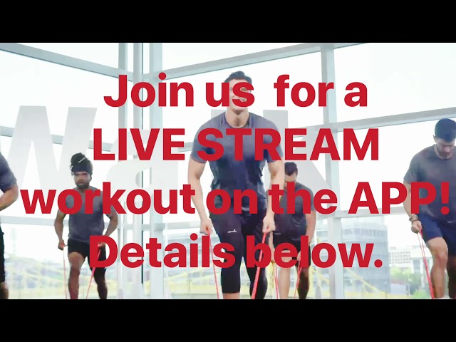 LIVE STREAM Workout! | On The APP