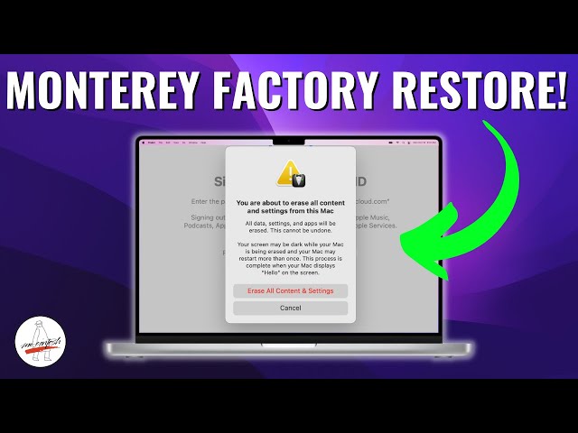 Monterey FACTORY ERASE IN 2 MIN “Erase all Content & Settings” EASY WAY TO RESET A MAC NEW MAC!