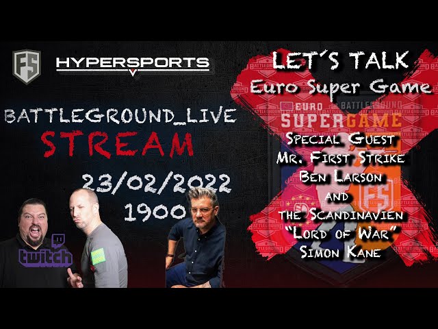 Paintball TOTAL-Der Livestream vom Battleground! Let´s Talk " Euro Super Game "