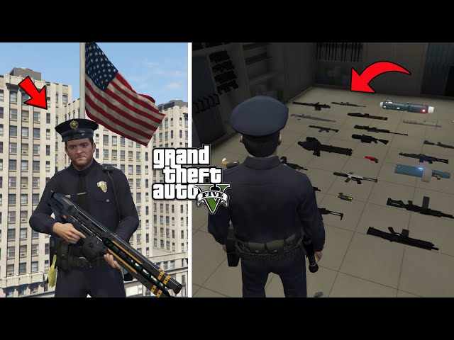 GTA 5 - How To Join The Police in Story Mode (PS5,PS4,PS3,PC,XBOX)